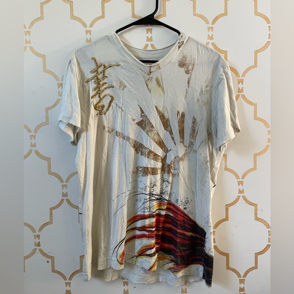 Monarchy Koi tee shirt Size Large